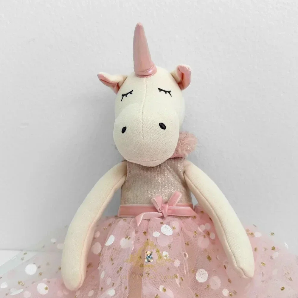NWT Pretty Girls Princess Ballerina Dolly Plush Toy Handmade Unicorn Cute Toys